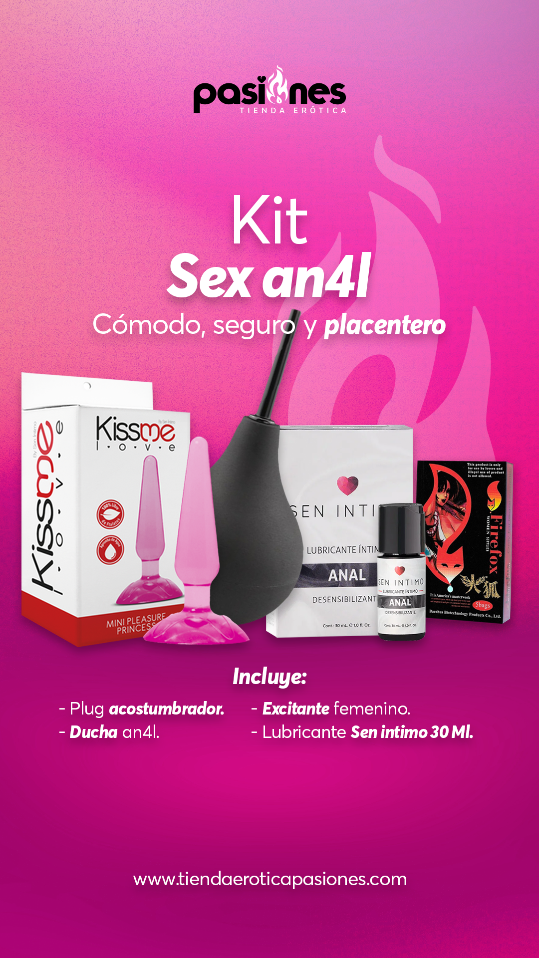 kit para sexo anal